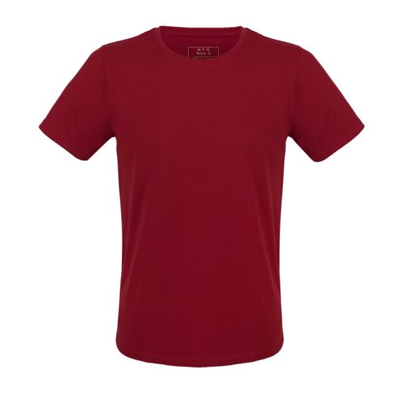 Červené pánske tričko s krátkymi rukávmi od Melawear