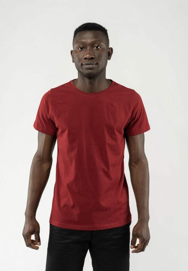 Červené tričko z faitrade bavlny objednáte online na SLOVFLOW