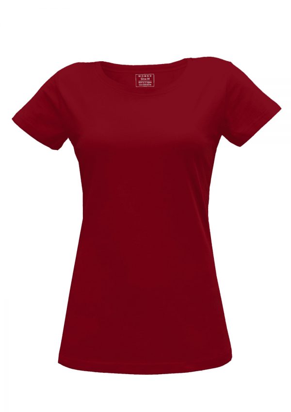 Červené dámske tričko z organickej bavlny