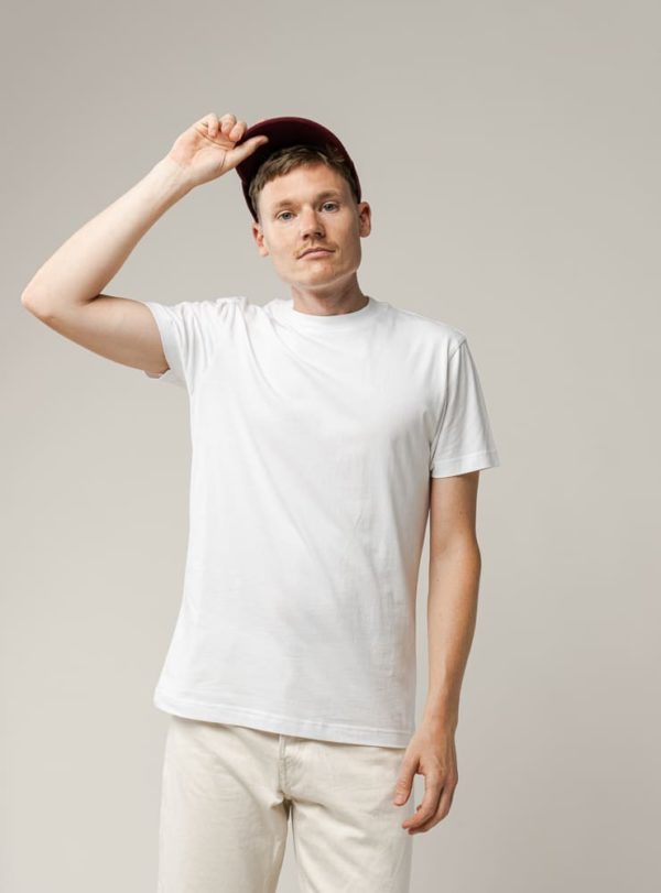 Biele bavlnené tričko z faitrade bavlny od udržateľnej značky Melawear objednáš na SLOVFLOW